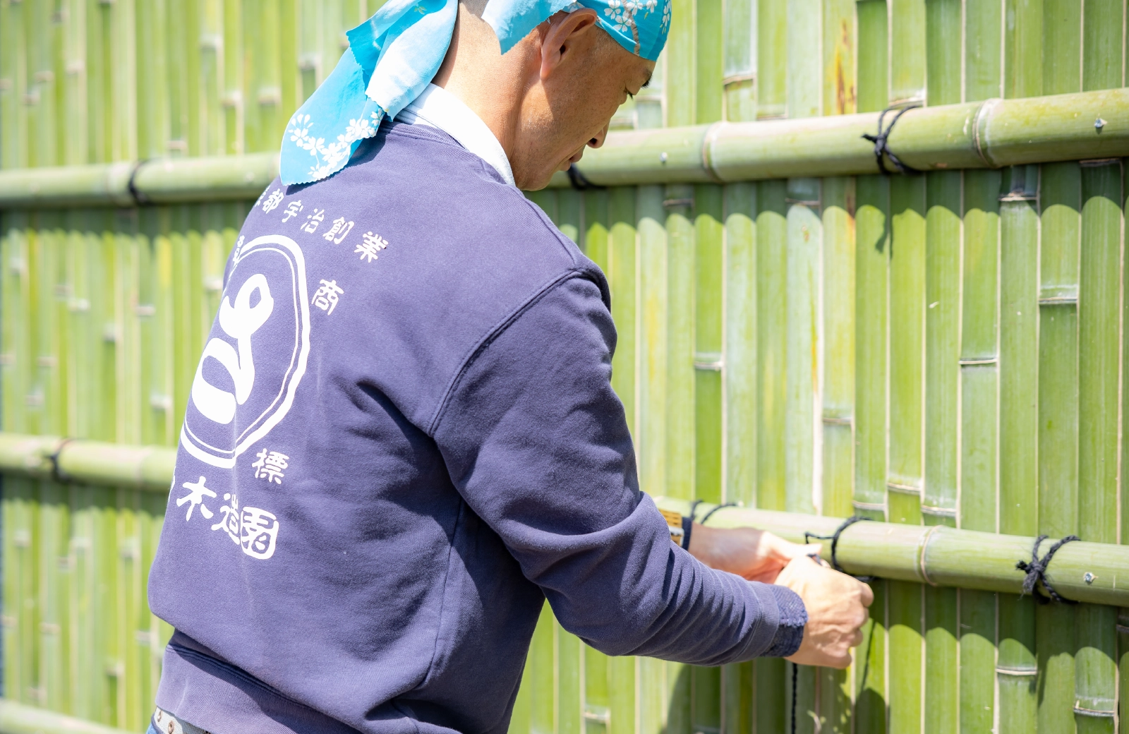 造園、芝庭施工の様子